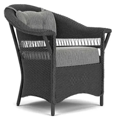 Nantucket Dining Armchair Premium Wicker Furniture - LOOMLAN - Lloyd Flanders - Outdoor Dining Chairs