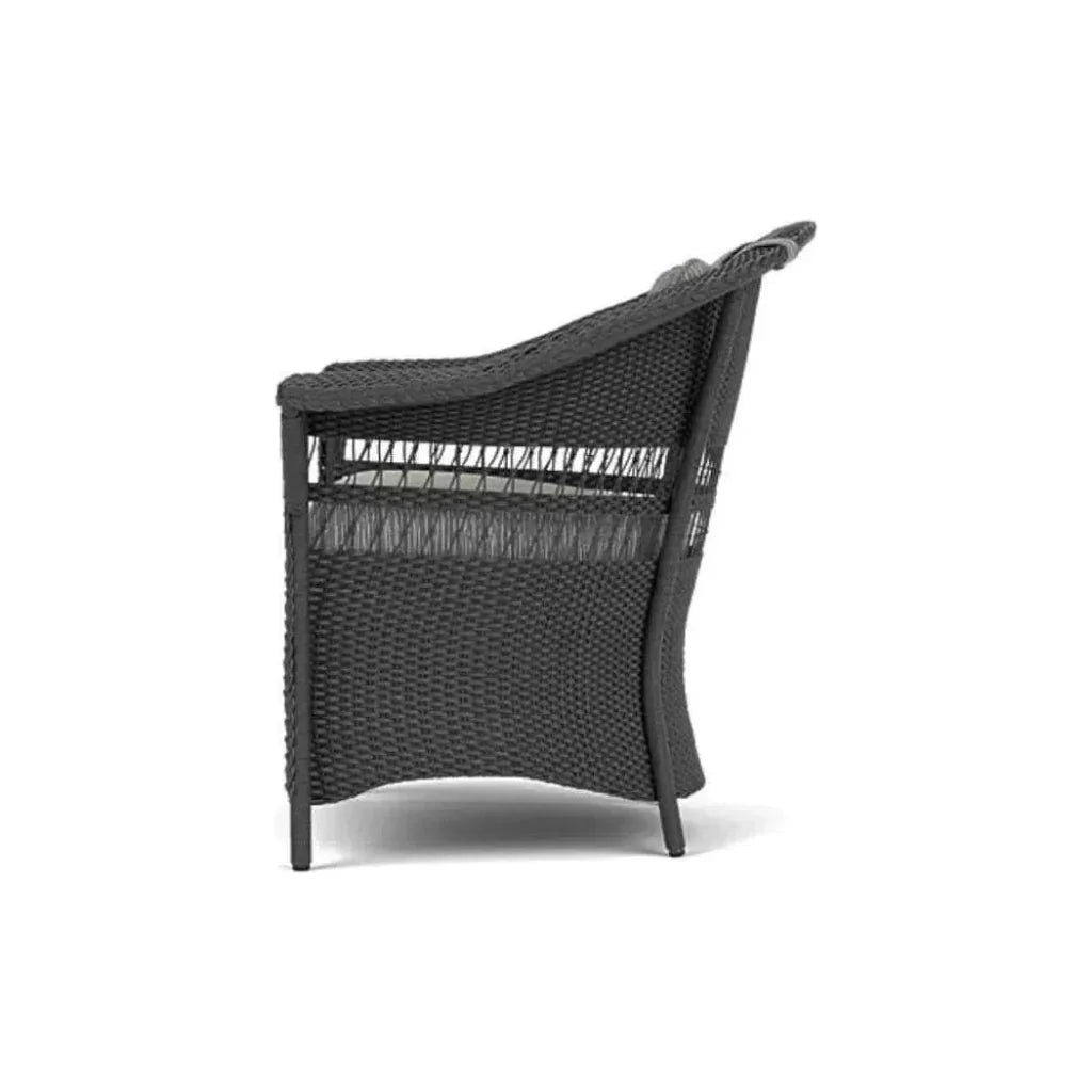Nantucket Dining Armchair Premium Wicker Furniture - LOOMLAN - Lloyd Flanders - Outdoor Dining Chairs