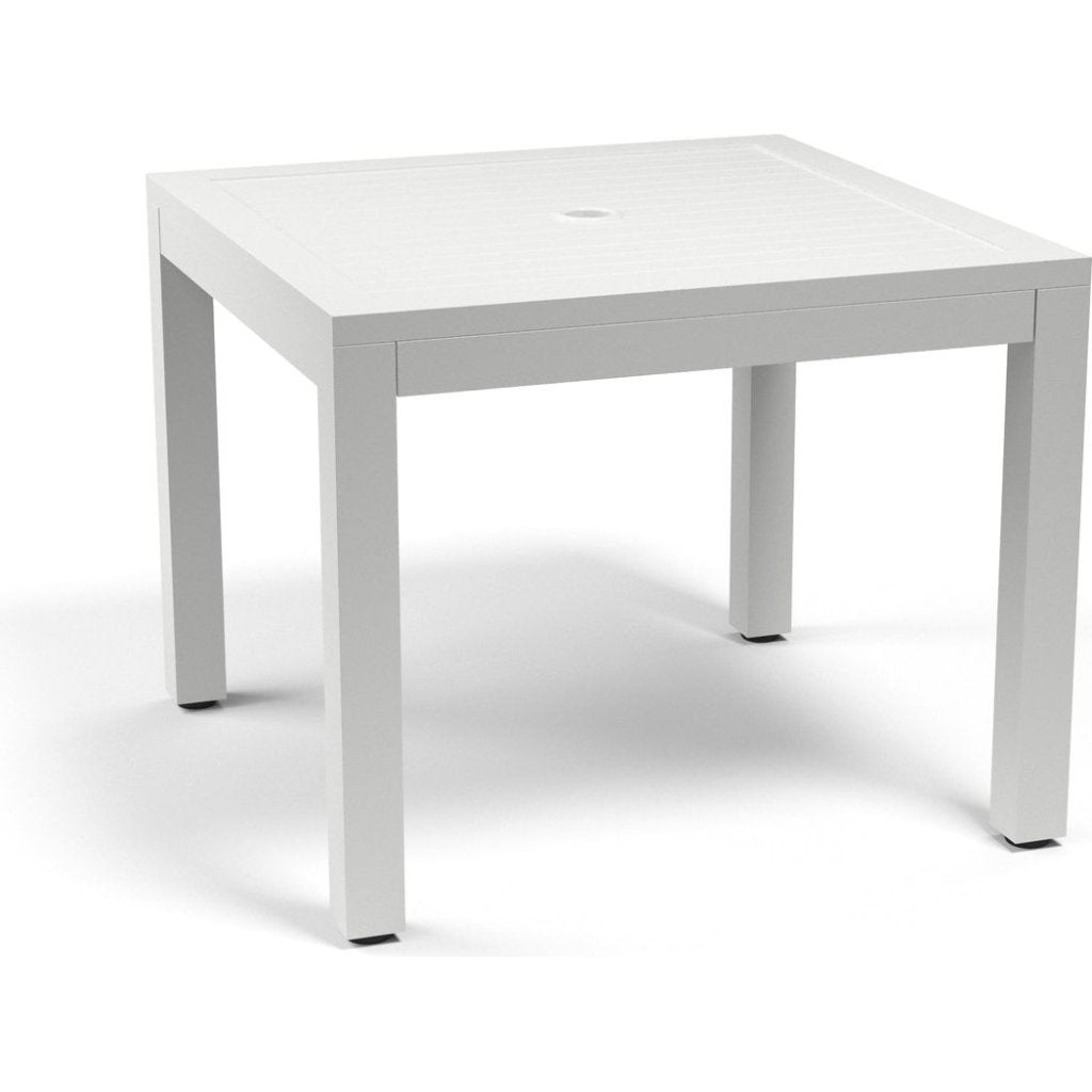 Naples Aluminum Square Outdoor Dining Table - LOOMLAN - Sunset West - Outdoor Dining Tables