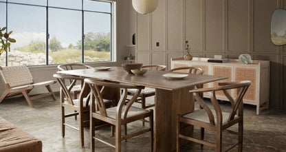 Nara Wishbone Wood Framed Dining Chair - LOOMLAN - Diamond Sofa - Dining Chairs