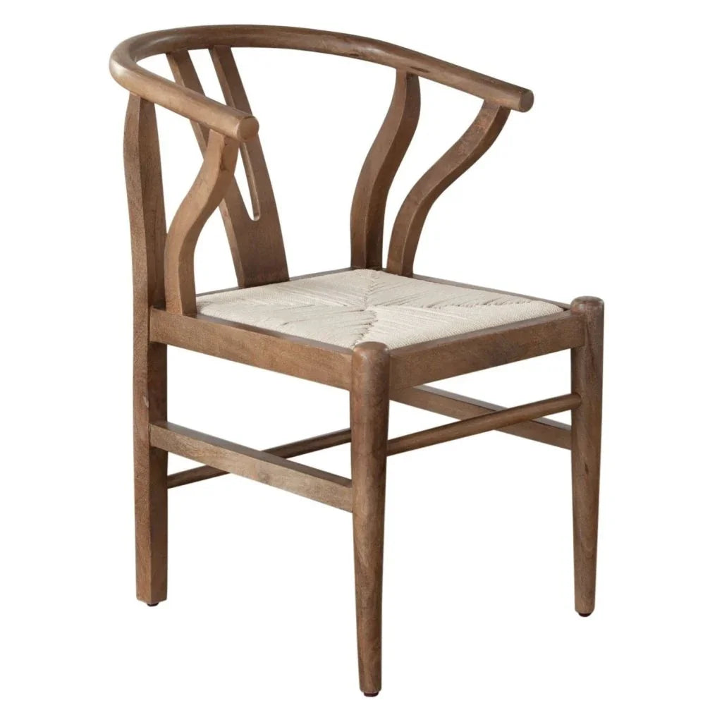 Nara Wishbone Wood Framed Dining Chair - LOOMLAN - Diamond Sofa - Dining Chairs