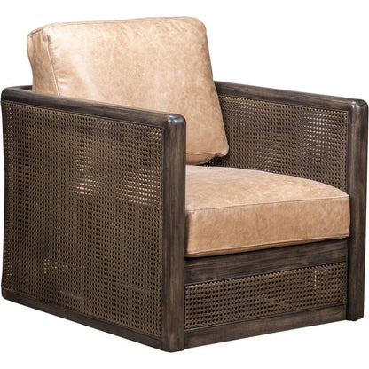 Nassau Leather Comfort Swivel Chair