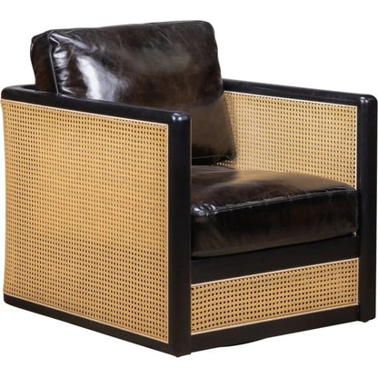 Nassau Leather Comfort Swivel Chair