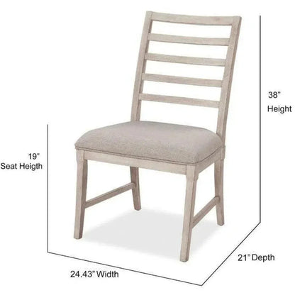 Natural Color Solid Wood Graphite Side Chairs - LOOMLAN - Panama Jack - Dining Chairs