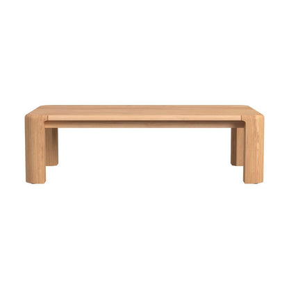 Natural Teak Outdoor Coffee Table - LOOMLAN - Sunset West - Outdoor Coffee Tables