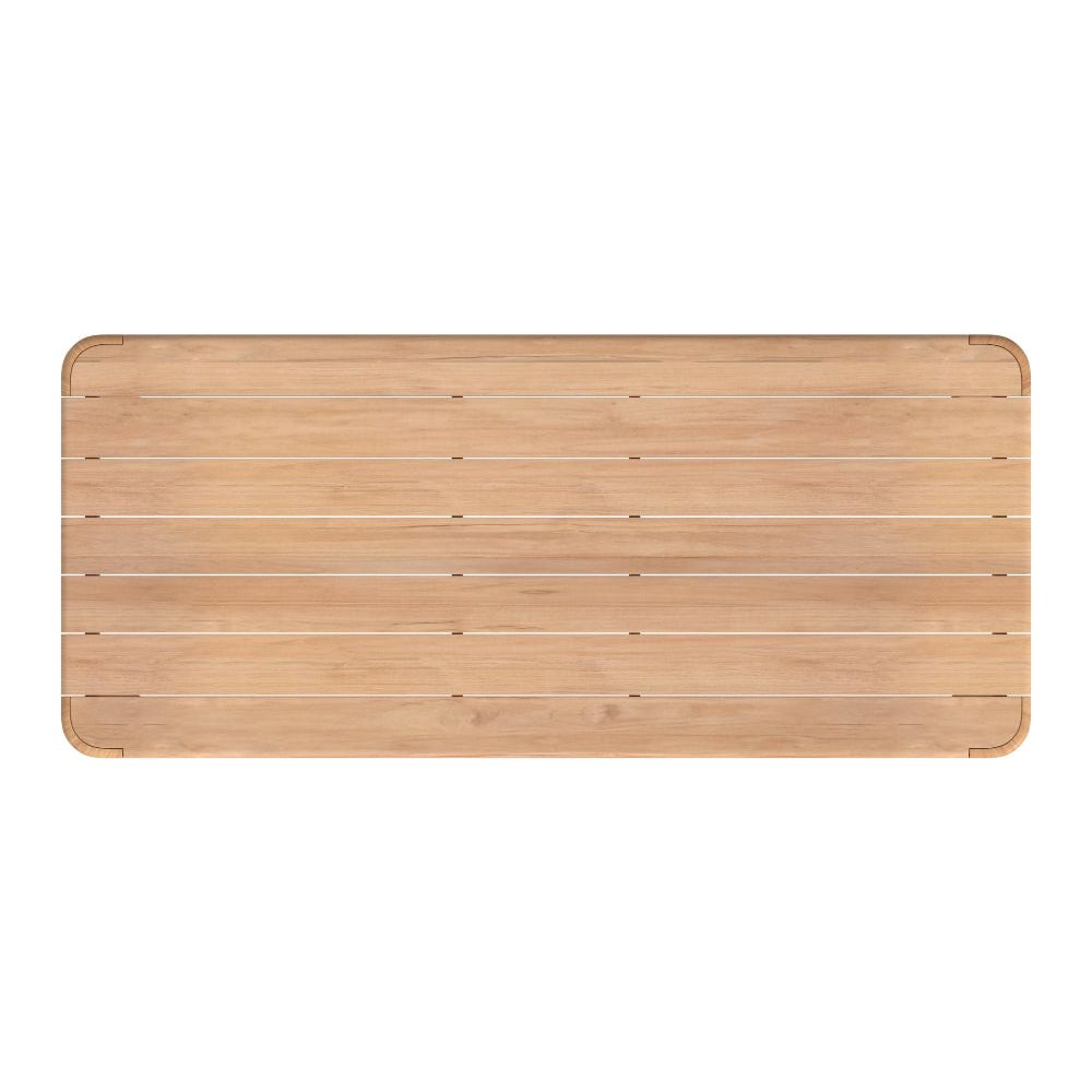 Natural Teak Outdoor Dining Table - LOOMLAN - Sunset West - Outdoor Dining Tables