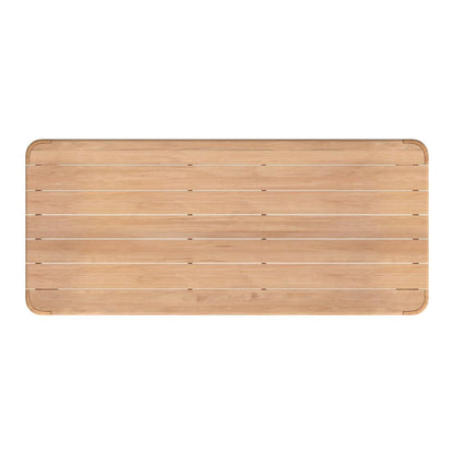 Natural Teak Outdoor Dining Table - LOOMLAN - Sunset West - Outdoor Dining Tables