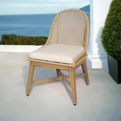 Nautilus Dining Chair 2PC Natural Outdoor - LOOMLAN - Seasonal Living - Outdoor Dining Chairs