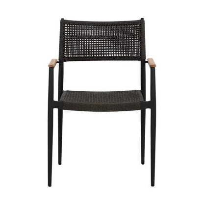 SUNPAN Nava Rope Stackable Outdoor Dining Armchair 2PC
