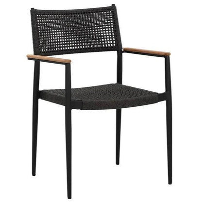 SUNPAN Nava Rope Stackable Outdoor Dining Armchair 2PC