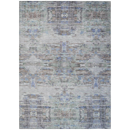 LOOMLAN Rugs Naya Brown Washable Indoor-Outdoor Rug