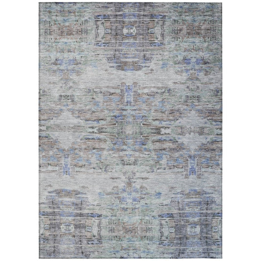 LOOMLAN Rugs Naya Brown Washable Indoor-Outdoor Rug
