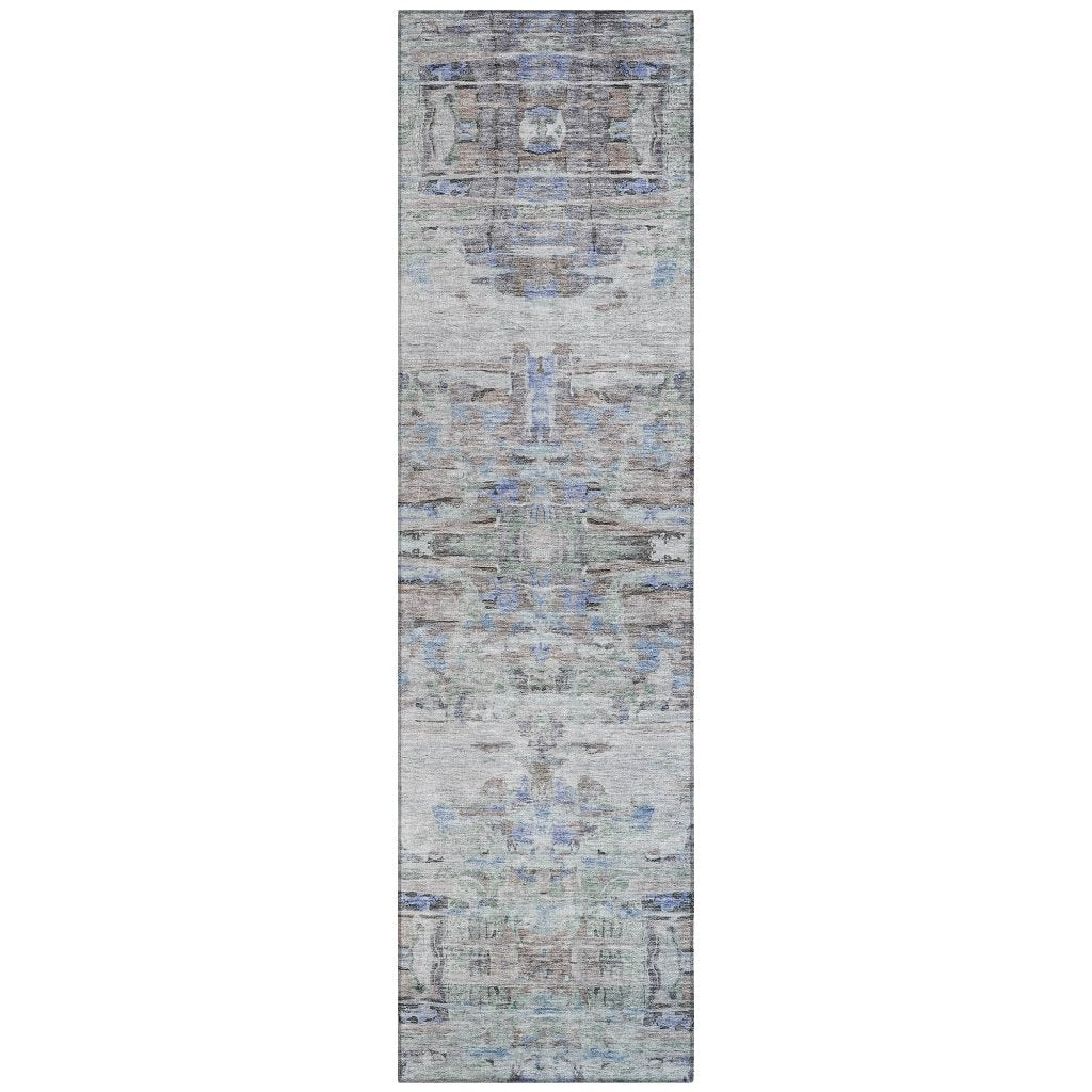 LOOMLAN Rugs Naya Brown Washable Indoor-Outdoor Rug