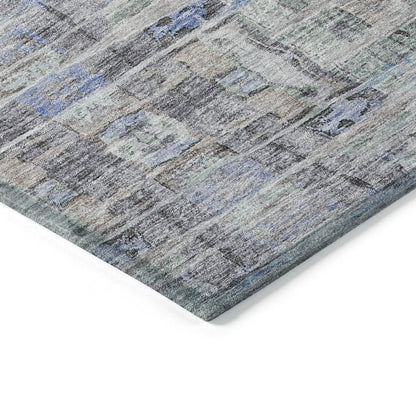 LOOMLAN Rugs Naya Brown Washable Indoor-Outdoor Rug