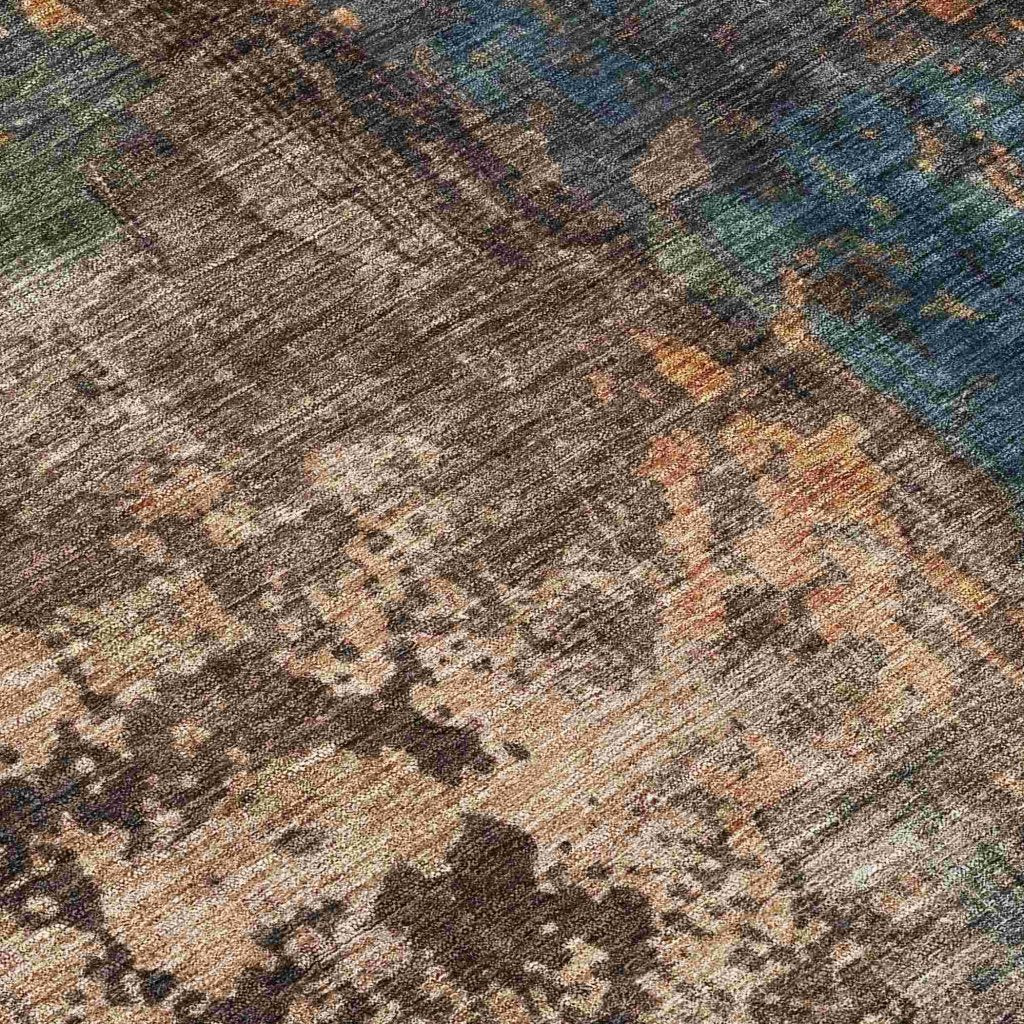 Nayara Blue Washable Indoor - Outdoor Rug - LOOMLAN - LOOMLAN Rugs - Outdoor Rugs