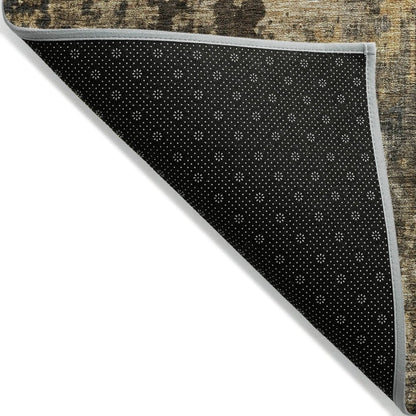 LOOMLAN Rugs Nayara Gray Washable Indoor-Outdoor Rug