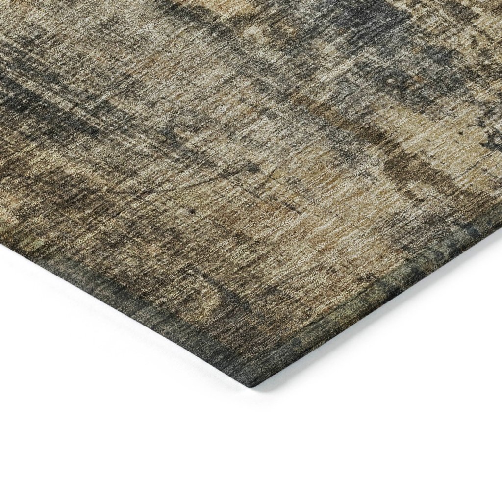 LOOMLAN Rugs Nayara Gray Washable Indoor-Outdoor Rug
