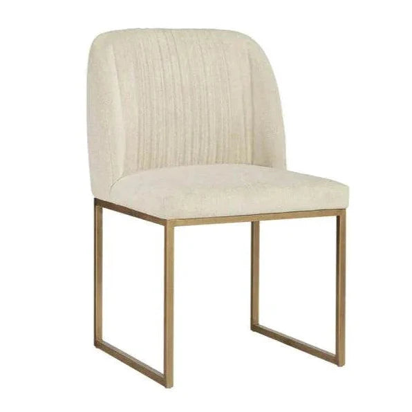 SUNPAN Nevin Fabric Armless Dining Chair 2PC