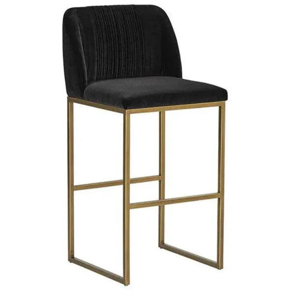 SUNPAN Nevin Antique Brass Leg Barstool