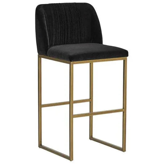 SUNPAN Nevin Antique Brass Leg Barstool