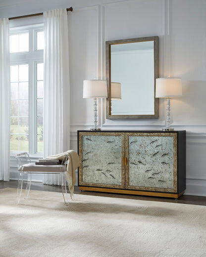 Neoclassic Acrylic Frame Bedroom Bench