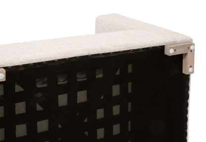 Newport Cream Outdoor Track Arm Sofa Chair - LOOMLAN - Essentials For Living - Outdoor Sofas & Loveseats