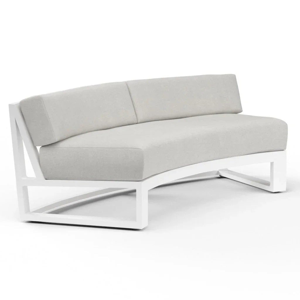 Newport Sunbrella Outdoor Curved Sofa