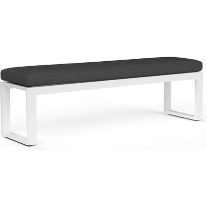 Newport Sunbrella Outdoor Dining Bench - LOOMLAN - Sunset West - Outdoor Benches