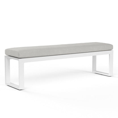 Newport Sunbrella Outdoor Dining Bench - LOOMLAN - Sunset West - Outdoor Benches