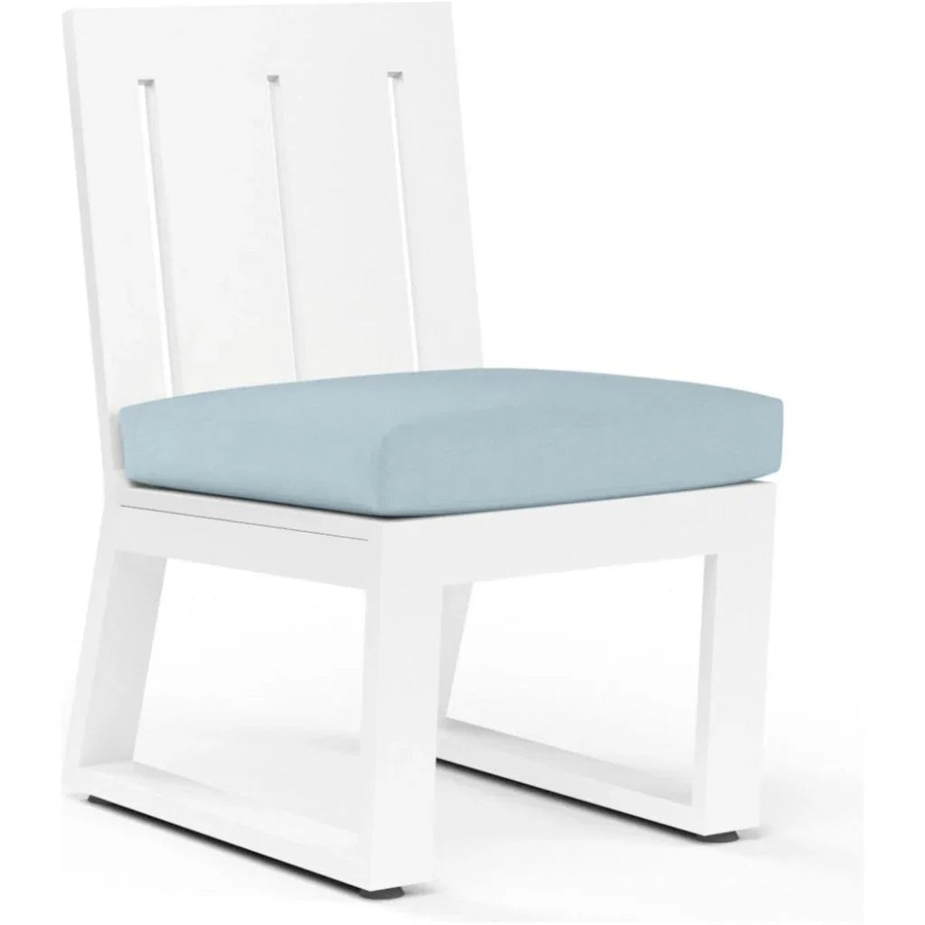 Newport Sunbrella Outdoor Dining Chair 2PC - LOOMLAN - Sunset West - Outdoor Dining Chairs