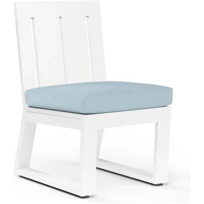 Newport Sunbrella Outdoor Dining Chair 2PC - LOOMLAN - Sunset West - Outdoor Dining Chairs