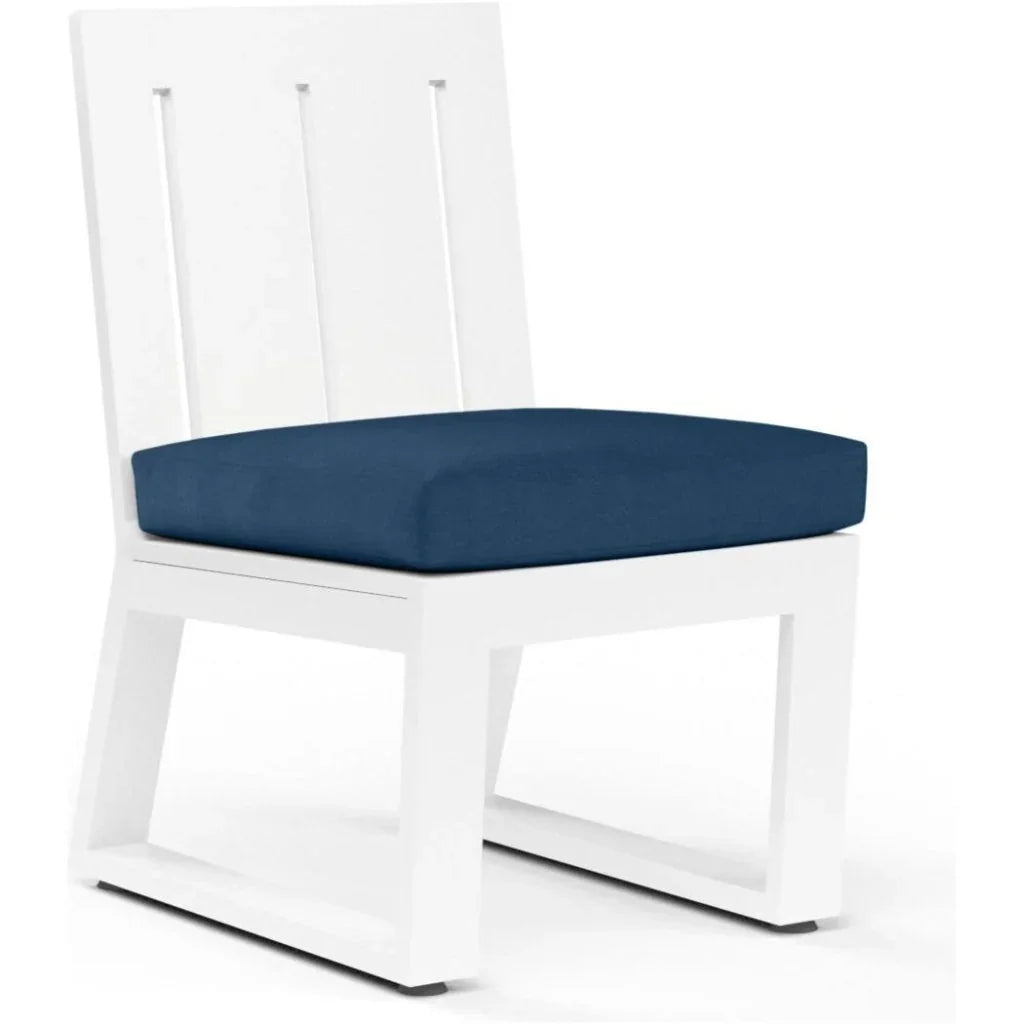 Newport Sunbrella Outdoor Dining Chair 2PC - LOOMLAN - Sunset West - Outdoor Dining Chairs