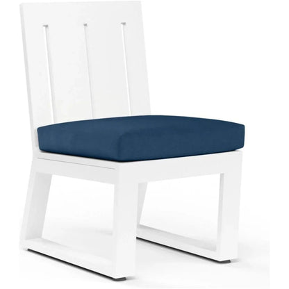 Newport Sunbrella Outdoor Dining Chair 2PC - LOOMLAN - Sunset West - Outdoor Dining Chairs