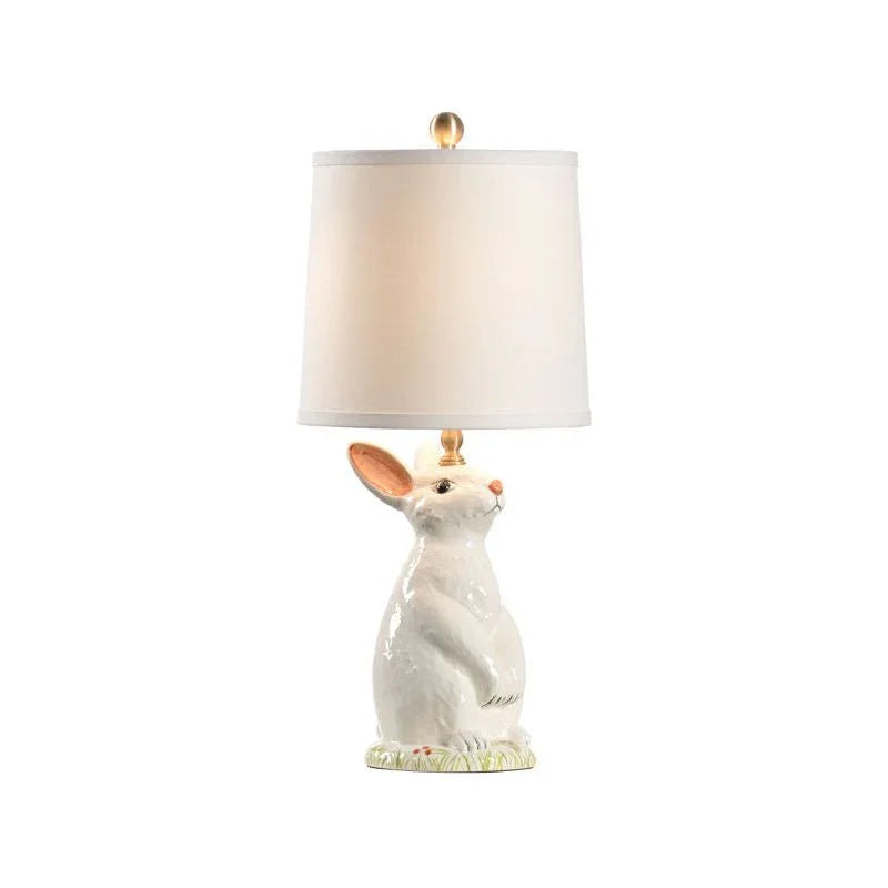 Wildwood Next Generation Ceramic Baby Bunny Base Table Lamp