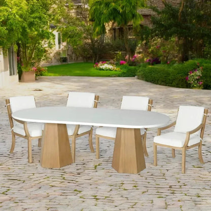 Nicoya Formal Arm Dining Chair Outdoor Living Castelle - LOOMLAN - Castelle - Outdoor Dining Chairs