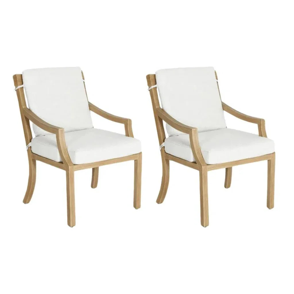 Nicoya Formal Arm Dining Chair Outdoor Living Castelle - LOOMLAN - Castelle - Outdoor Dining Chairs