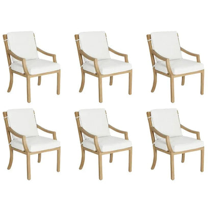 Nicoya Formal Arm Dining Chair Outdoor Living Castelle - LOOMLAN - Castelle - Outdoor Dining Chairs