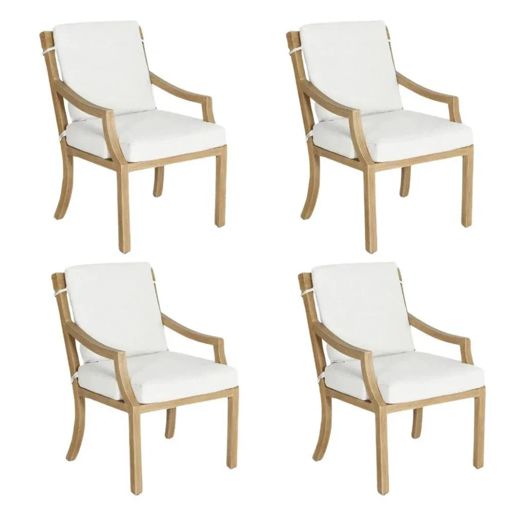 Nicoya Formal Arm Dining Chair Outdoor Living Castelle - LOOMLAN - Castelle - Outdoor Dining Chairs
