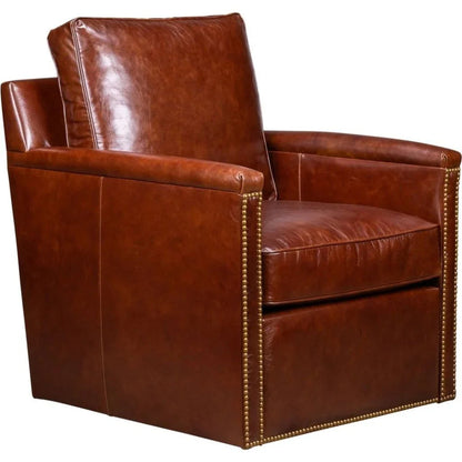 Nina Leather Stylish Comfort Swivel Chair