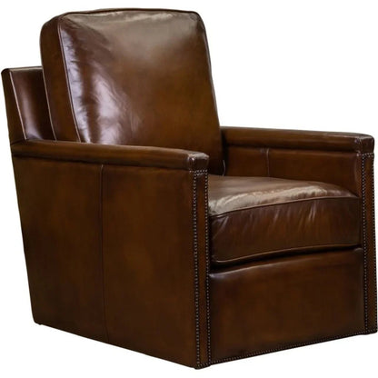 Nina Leather Stylish Comfort Swivel Chair