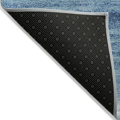 LOOMLAN Rugs Nira Blue Washable Indoor-Outdoor Rug