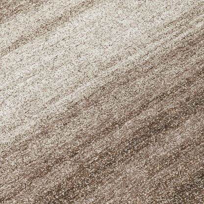 LOOMLAN Rugs Nira Brown Washable Indoor-Outdoor Rug