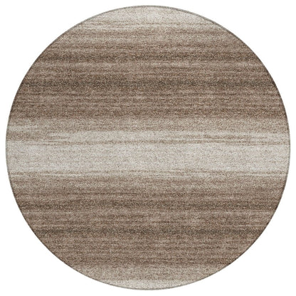 LOOMLAN Rugs Nira Brown Washable Indoor-Outdoor Rug