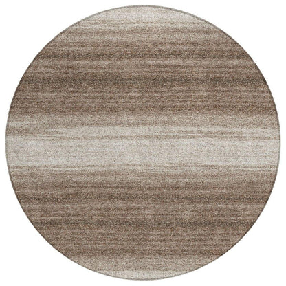 LOOMLAN Rugs Nira Brown Washable Indoor-Outdoor Rug
