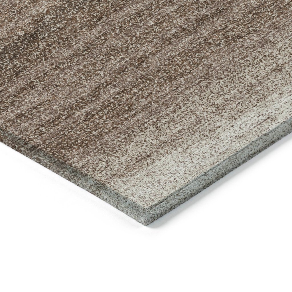 LOOMLAN Rugs Nira Brown Washable Indoor-Outdoor Rug