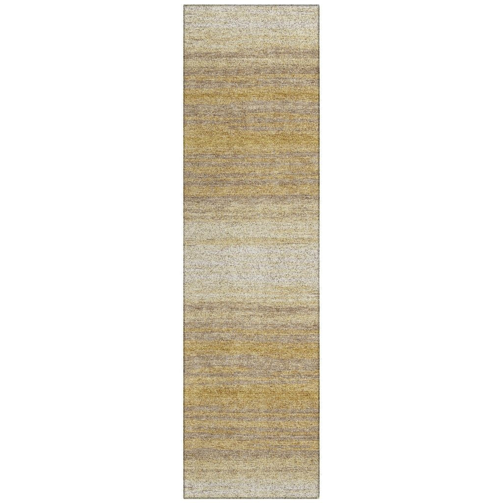LOOMLAN Rugs Nira Gold Washable Indoor-Outdoor Rug