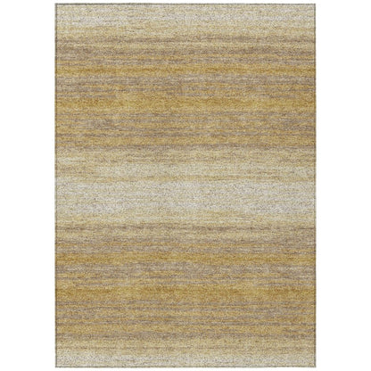 LOOMLAN Rugs Nira Gold Washable Indoor-Outdoor Rug