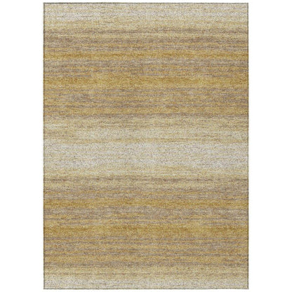 LOOMLAN Rugs Nira Gold Washable Indoor-Outdoor Rug