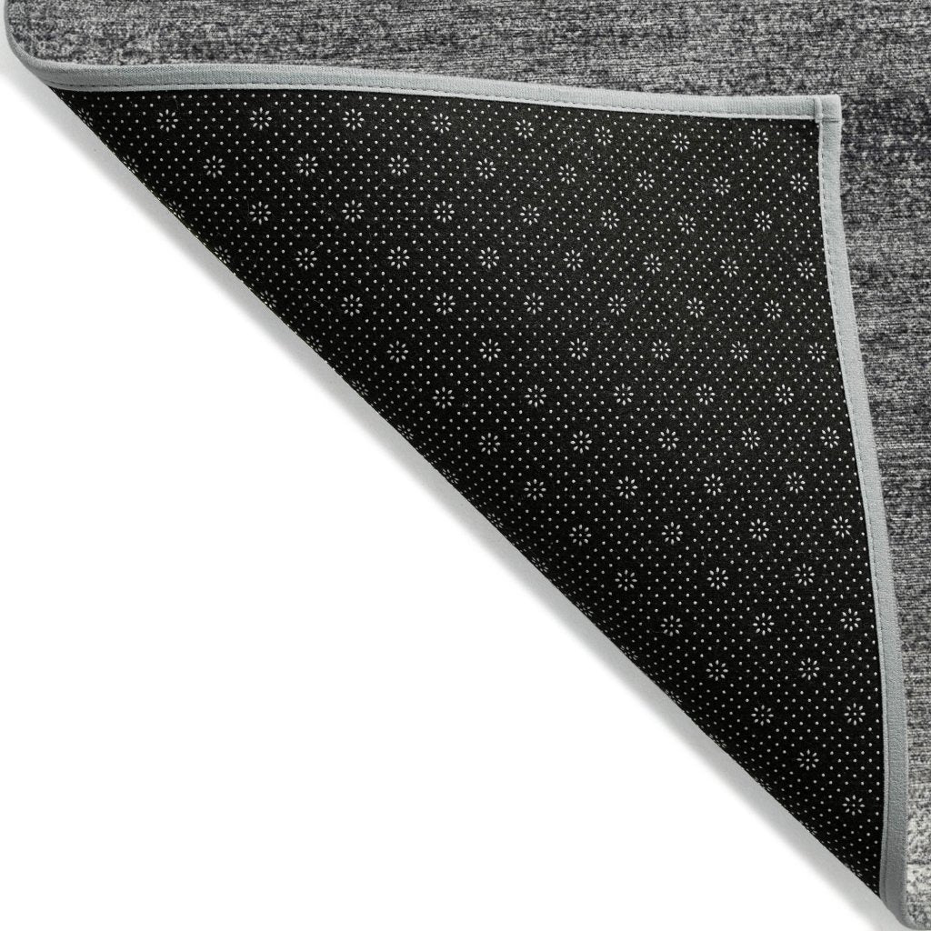 LOOMLAN Rugs Nira Gray Washable Indoor-Outdoor Rug
