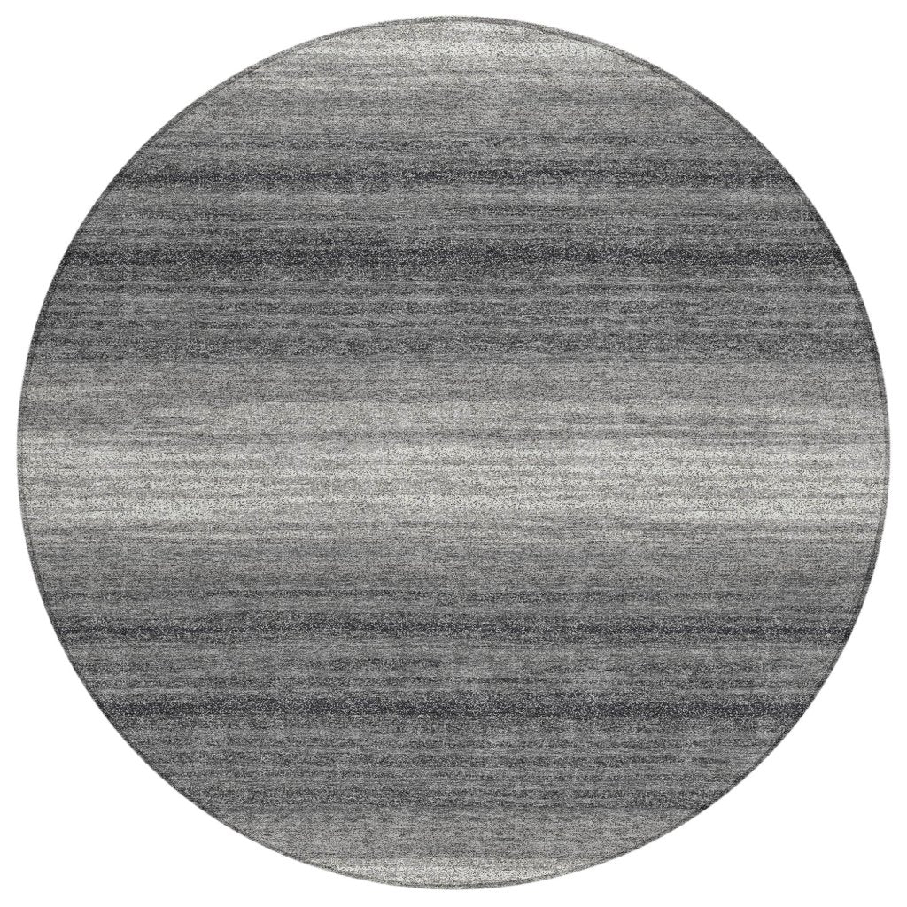 LOOMLAN Rugs Nira Gray Washable Indoor-Outdoor Rug